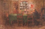 Carl Larsson Homework Spain oil painting artist